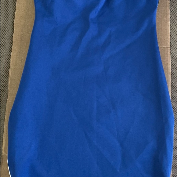 Royal Blue Strapless Dress - M - Picture 2 of 12